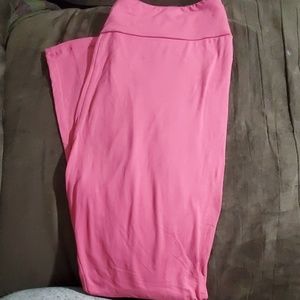 Bundle 3/30 Solid Pink TC LulaRoe leggings